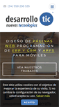 Mobile Screenshot of desarrollotic.com