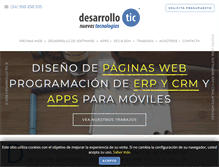 Tablet Screenshot of desarrollotic.com